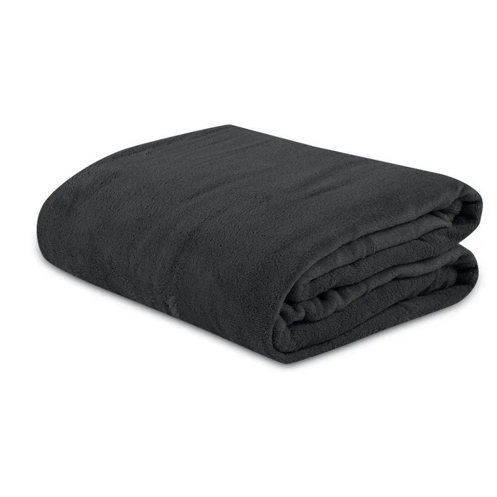 Cobertor Casal Microfibra Paris Havan Casa 1 Pç - Carbono