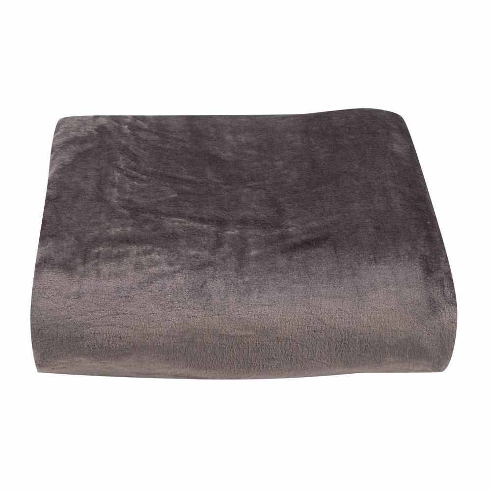 Cobertor Casal Microfibra Velour Neo Clássico Camesa - Marrom Escuro