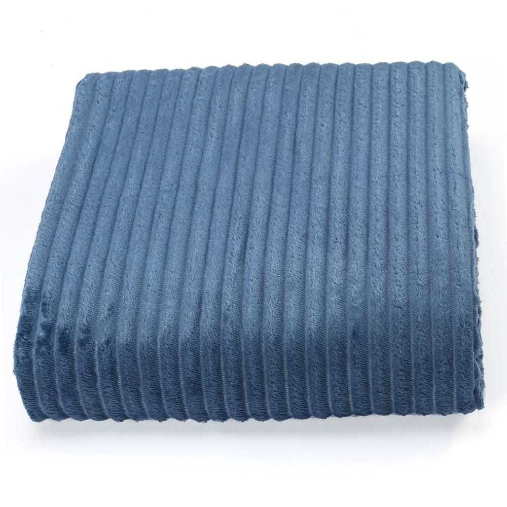 Cobertor Casal Montreal 100% Poliéster Havan Casa - Azul Jeans