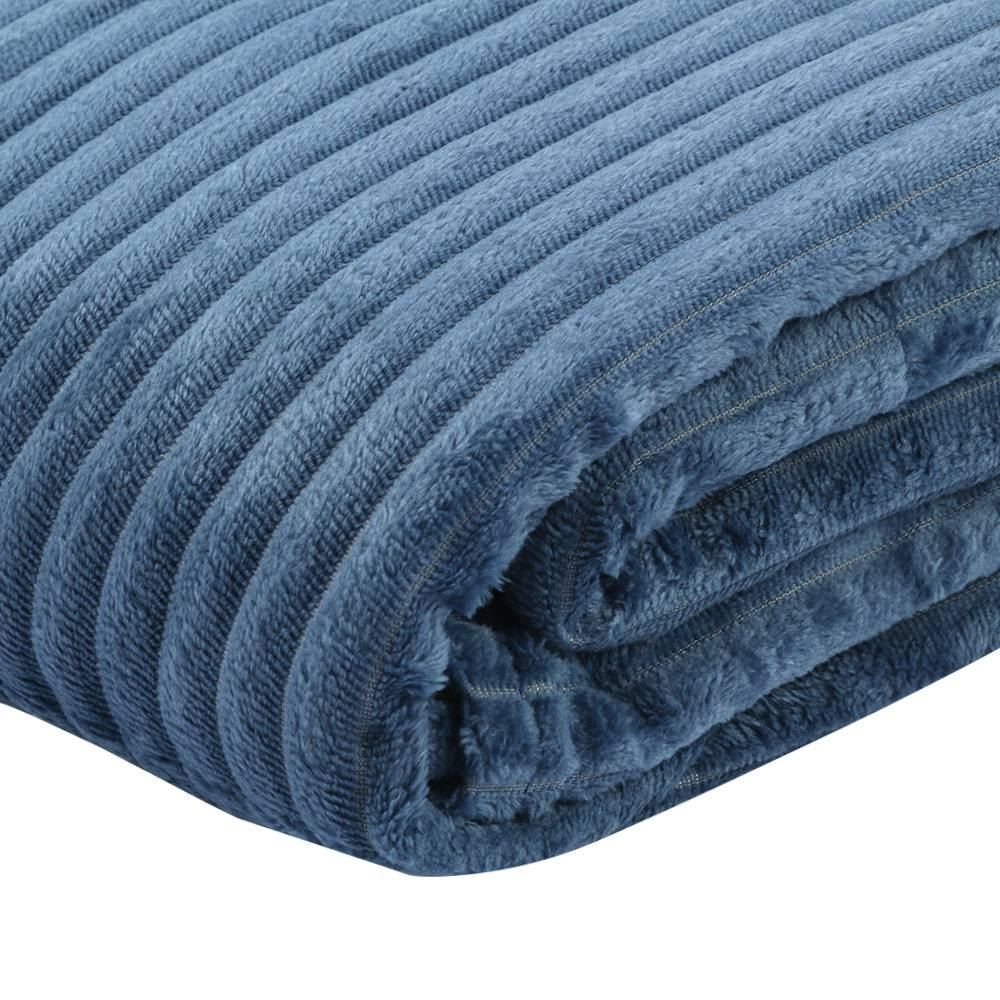 Cobertor Casal Montreal Havan Casa - Azul Jeans