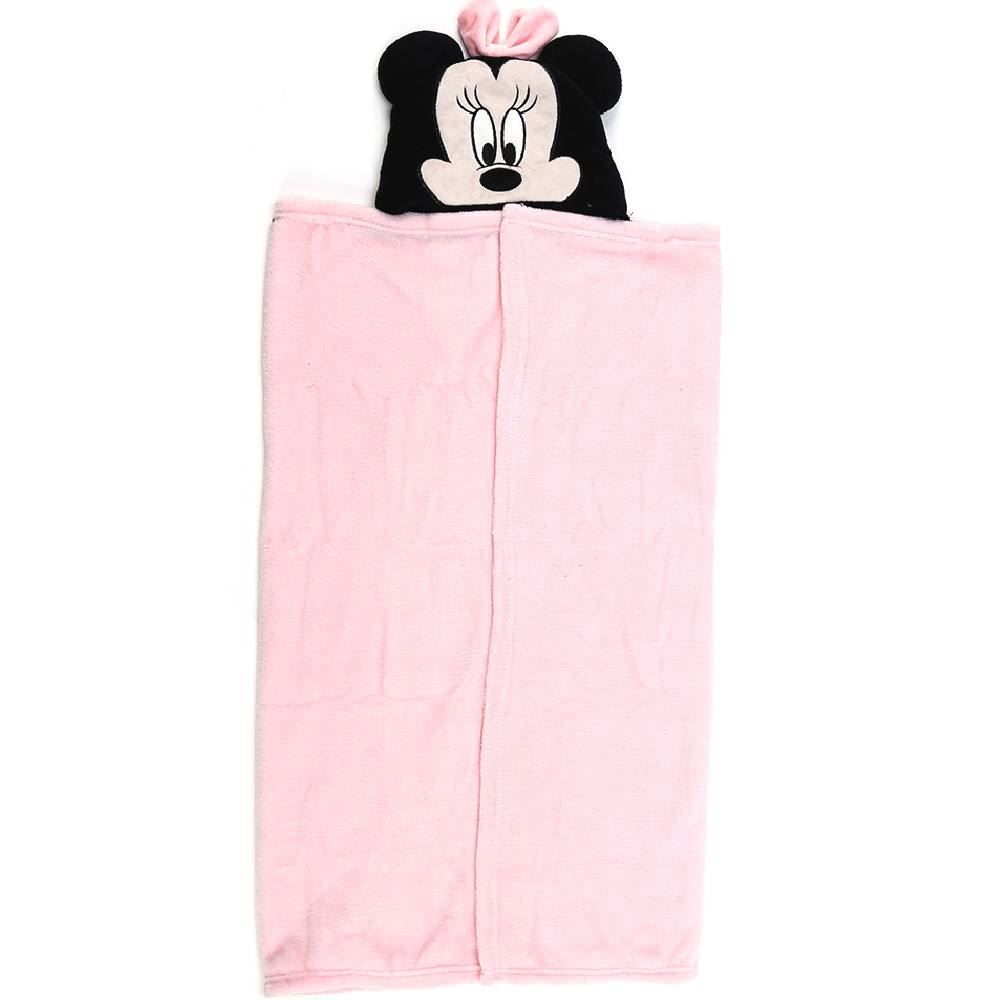Cobertor Infantil Com Capuz 100% Poliéster Disney - Minnie