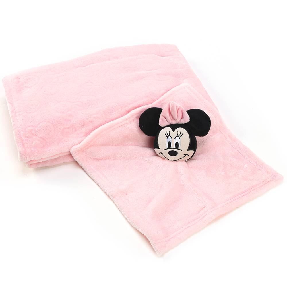 Cobertor Infantil Com Naninha 100% Poliéster Disney - Minnie