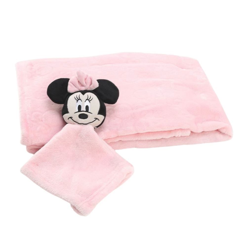 Cobertor Infantil com Naninha 100% Poliéster Disney - Minnie
