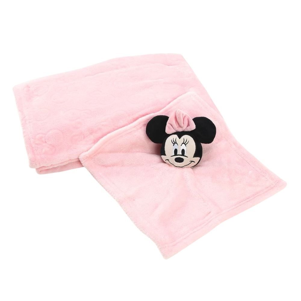 Cobertor Infantil com Naninha 100% Poliéster Disney - Minnie