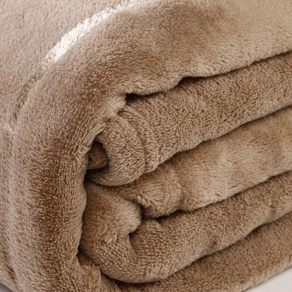 Cobertor King 100% Poliéster Elegance Stripe Havan Casa - Bege