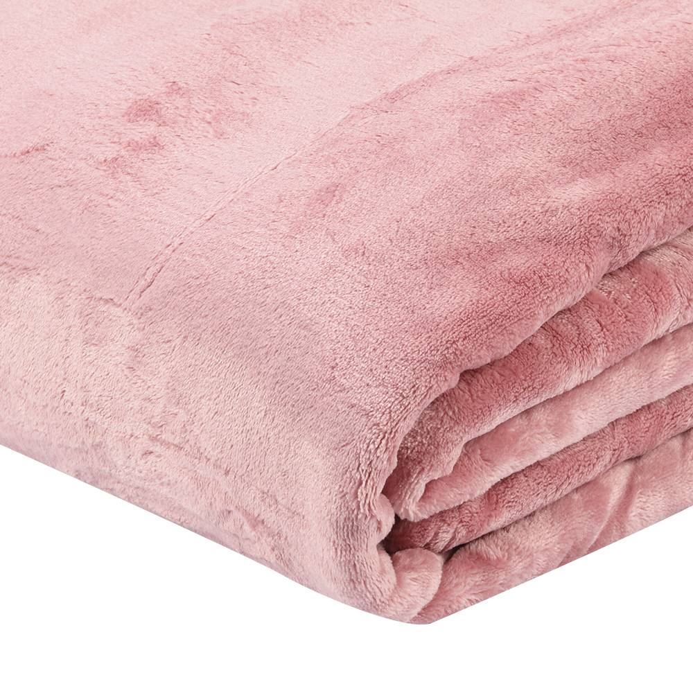 Cobertor King 100% Poliéster Premier Havan Casa - Rosa