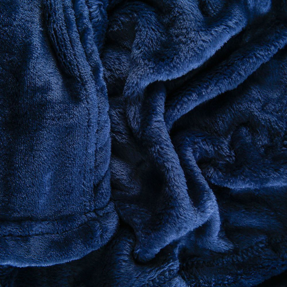 Cobertor King 100% Poliéster Premier Havan Casa - Marinho