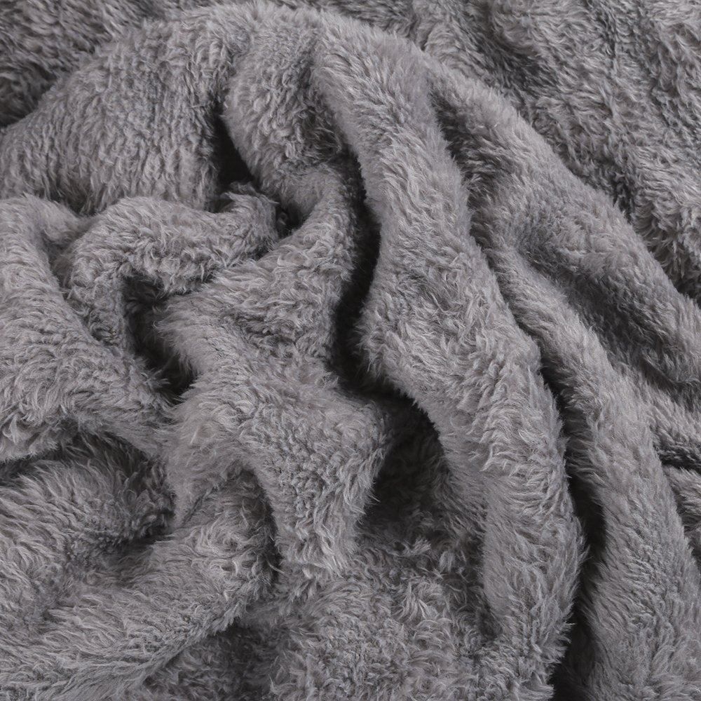 Cobertor King 100% Poliéster Requinte Havan Casa - Cinza