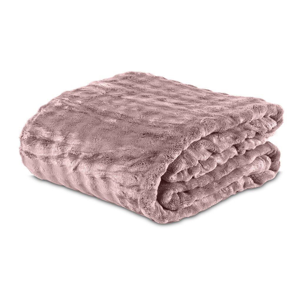 Cobertor King 100% Poliéster Requinte Havan Casa - Rosa