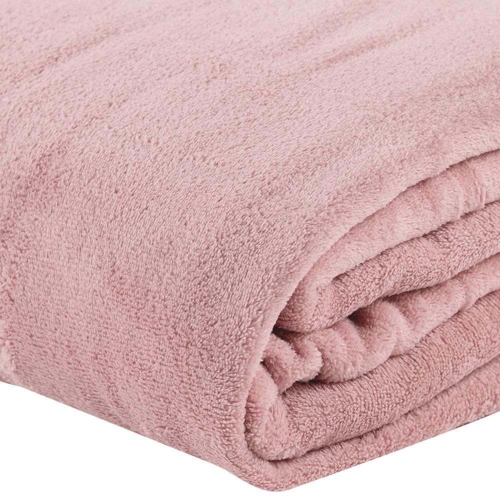 Cobertor Casal Microfibra Liso Paris Havan Casa 1 Pç - Rose