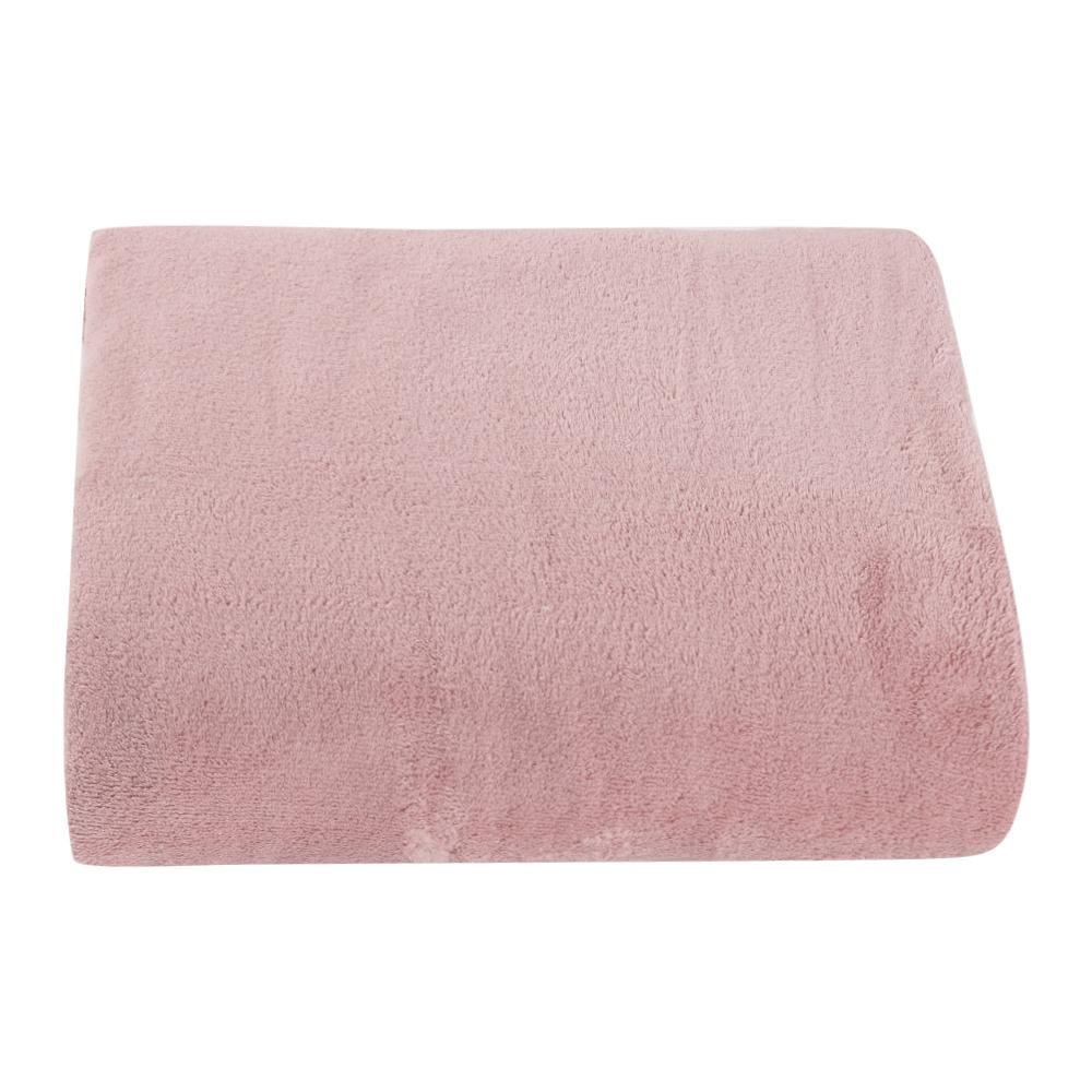Cobertor Queen Microfibra Liso Paris Havan Casa 1 Pç - Rose