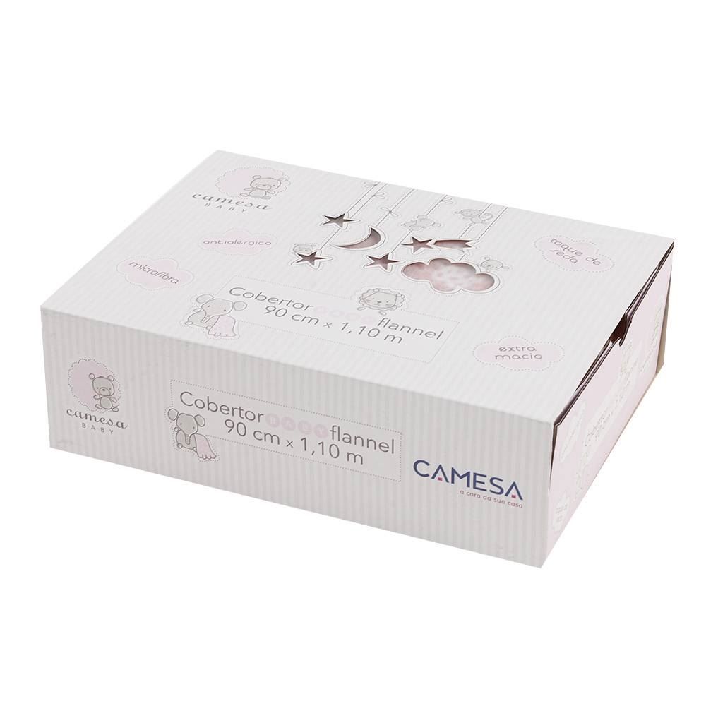 Cobertor Para Bebê Flannel Baby Camesa - Coala Rosa