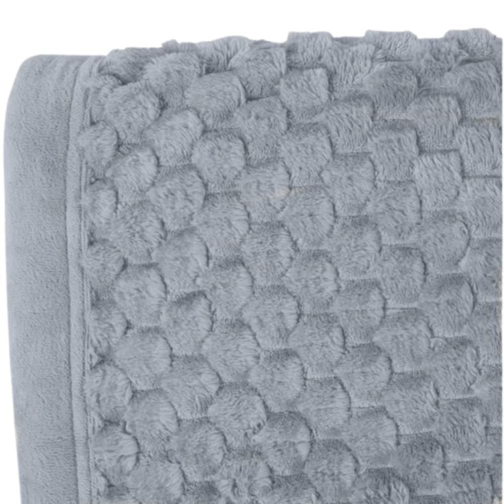 Cobertor Queen 100% Poliéster Imperial Havan Casa - Cinza Amianto