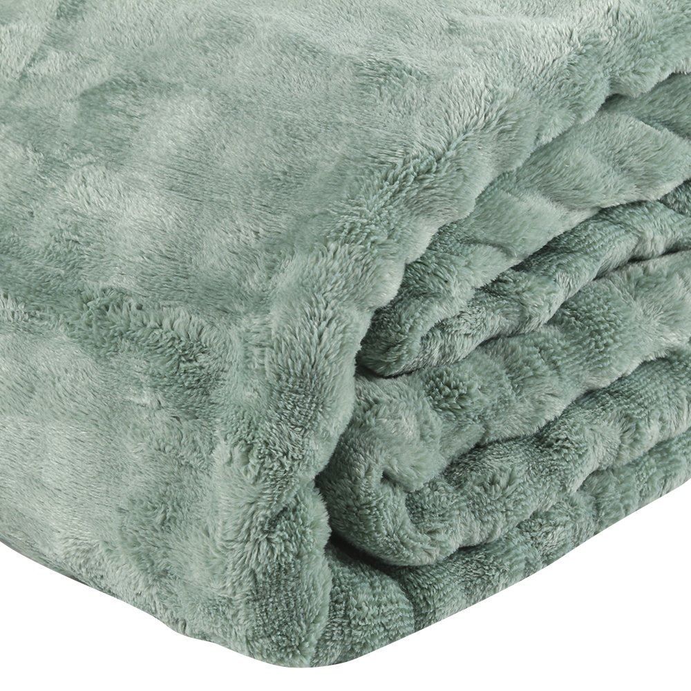 Cobertor Queen 100% Poliéster Requinte Havan Casa - Verde