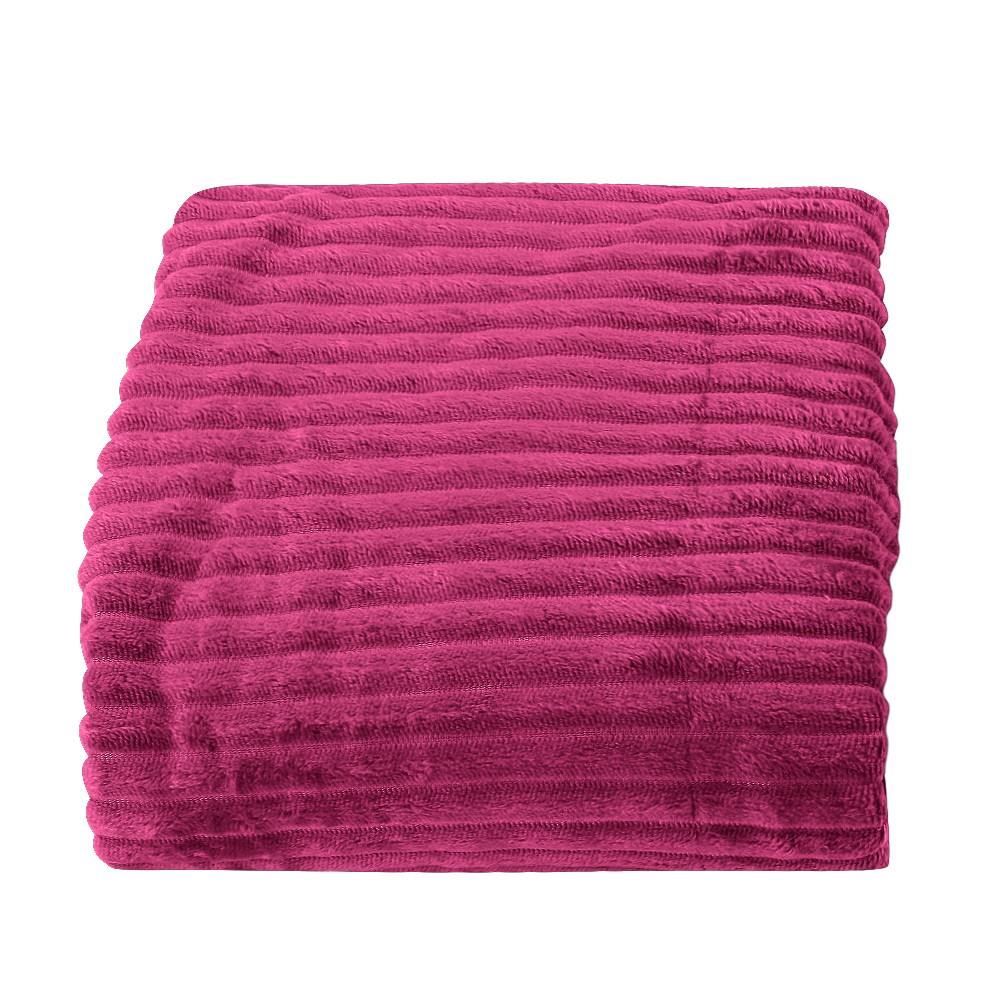 Cobertor Queen Montreal 100% Poliéster Havan Casa - Rosa Malva