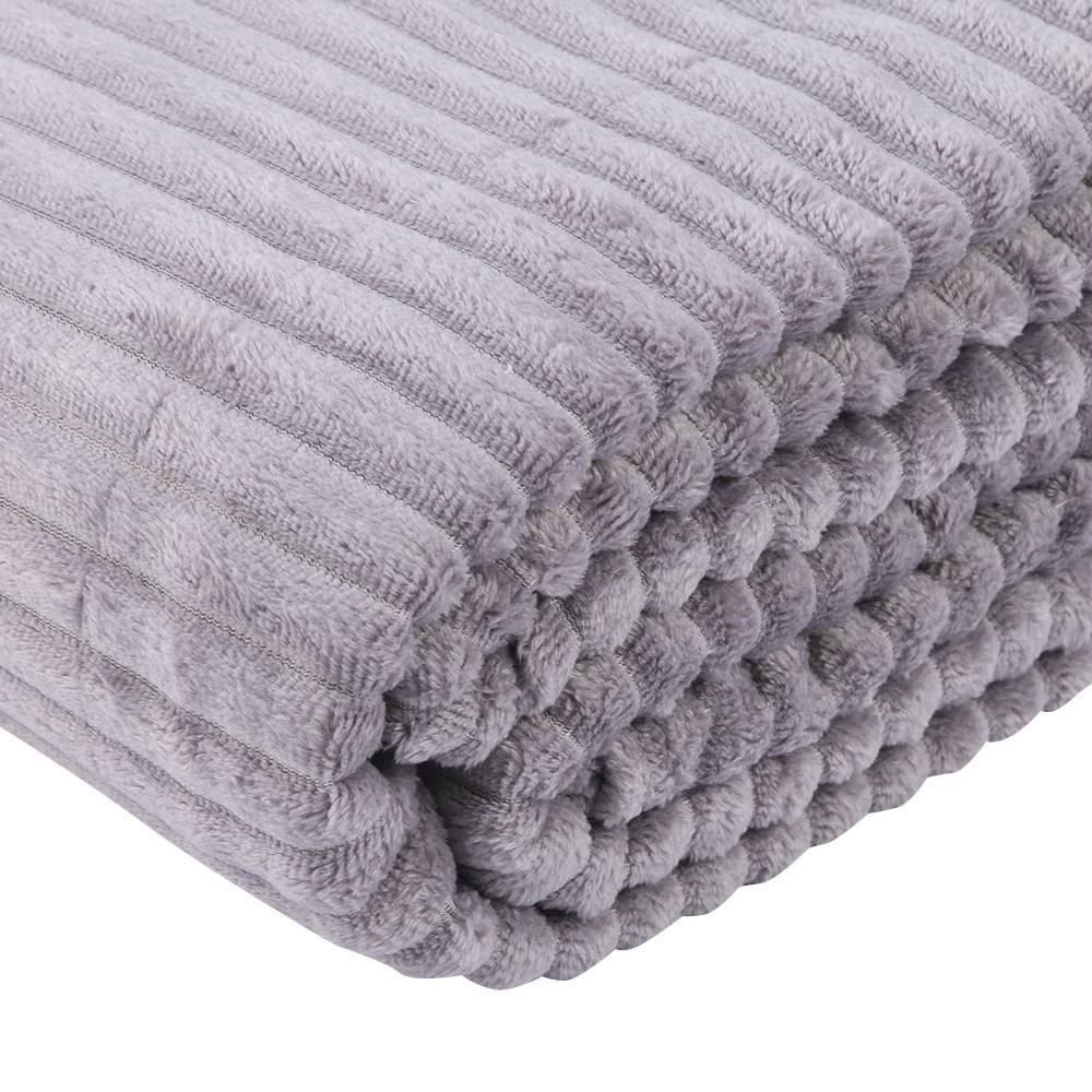 Cobertor Queen Montreal 100% Poliéster Havan Casa - Cinza Amianto