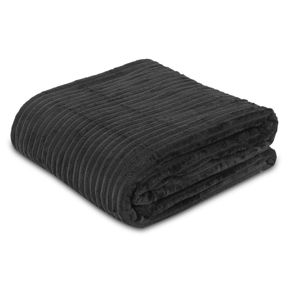 Cobertor Queen Montreal 100% Poliéster Havan Casa - Carbono