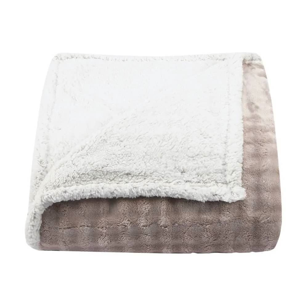 Cobertor Queen Requinte Sherpa Havan Casa - Bege