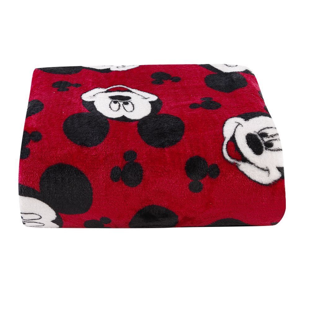 Cobertor Solteiro 100% Poliéster Disney - Mickey Red