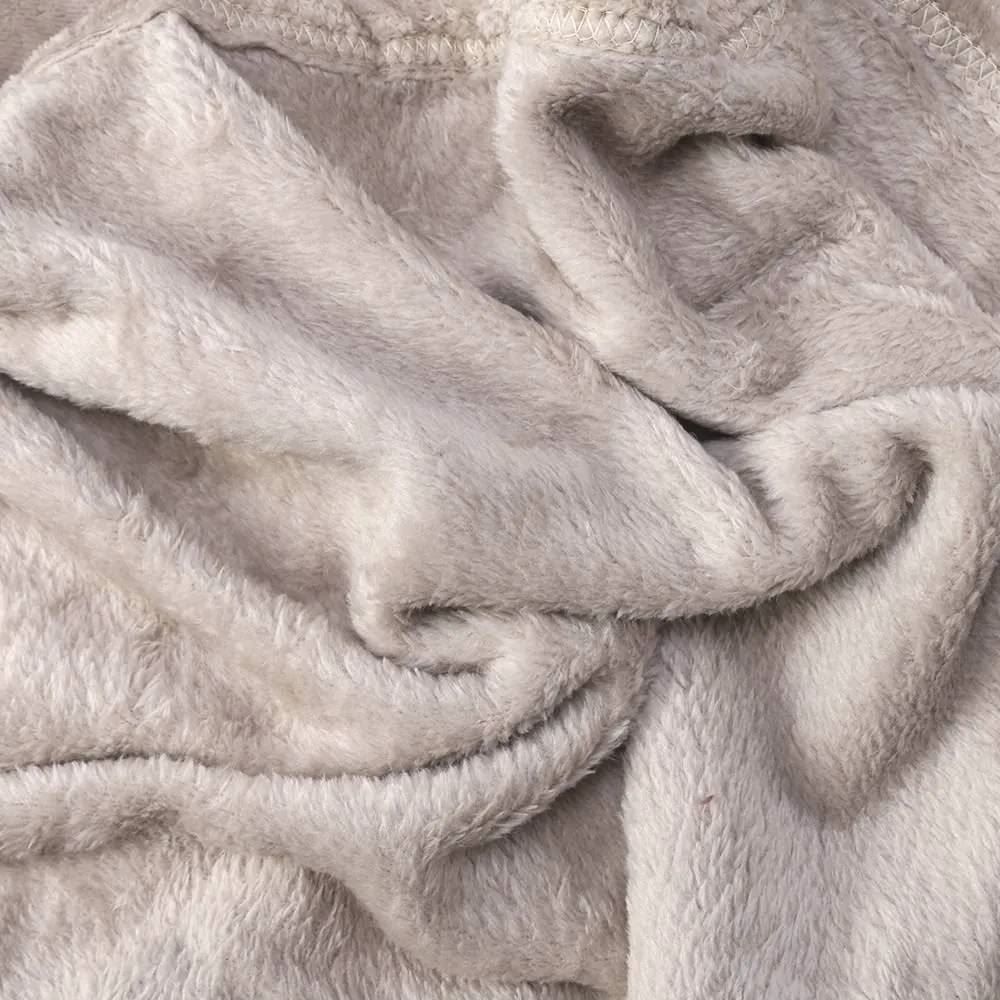 Cobertor Solteiro Microfibra Velour Clássico Camesa - Bege