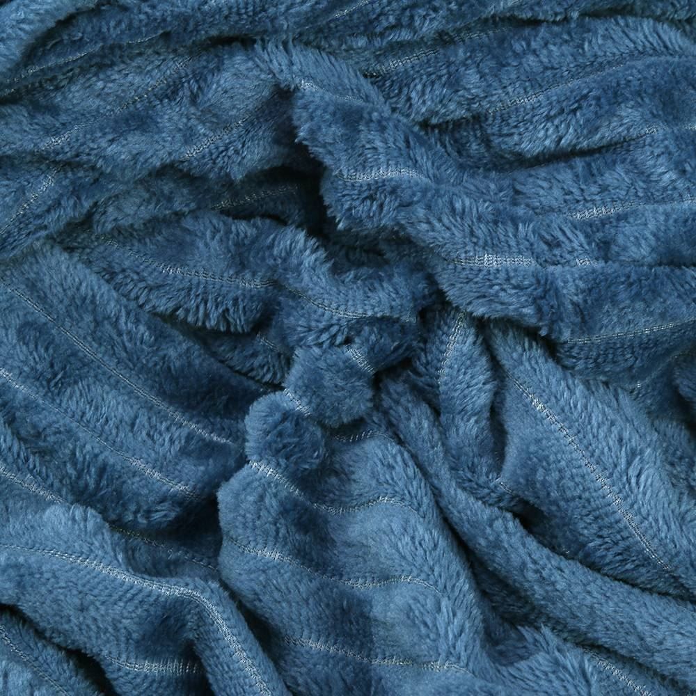 Cobertor Solteiro Montreal Havan Casa - Azul Jeans