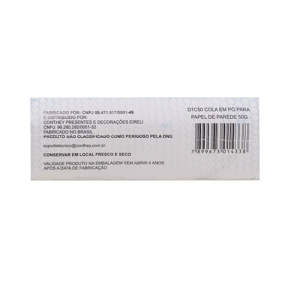 Cola Em Pó Para Papel De Parede Adesif - 50gr
