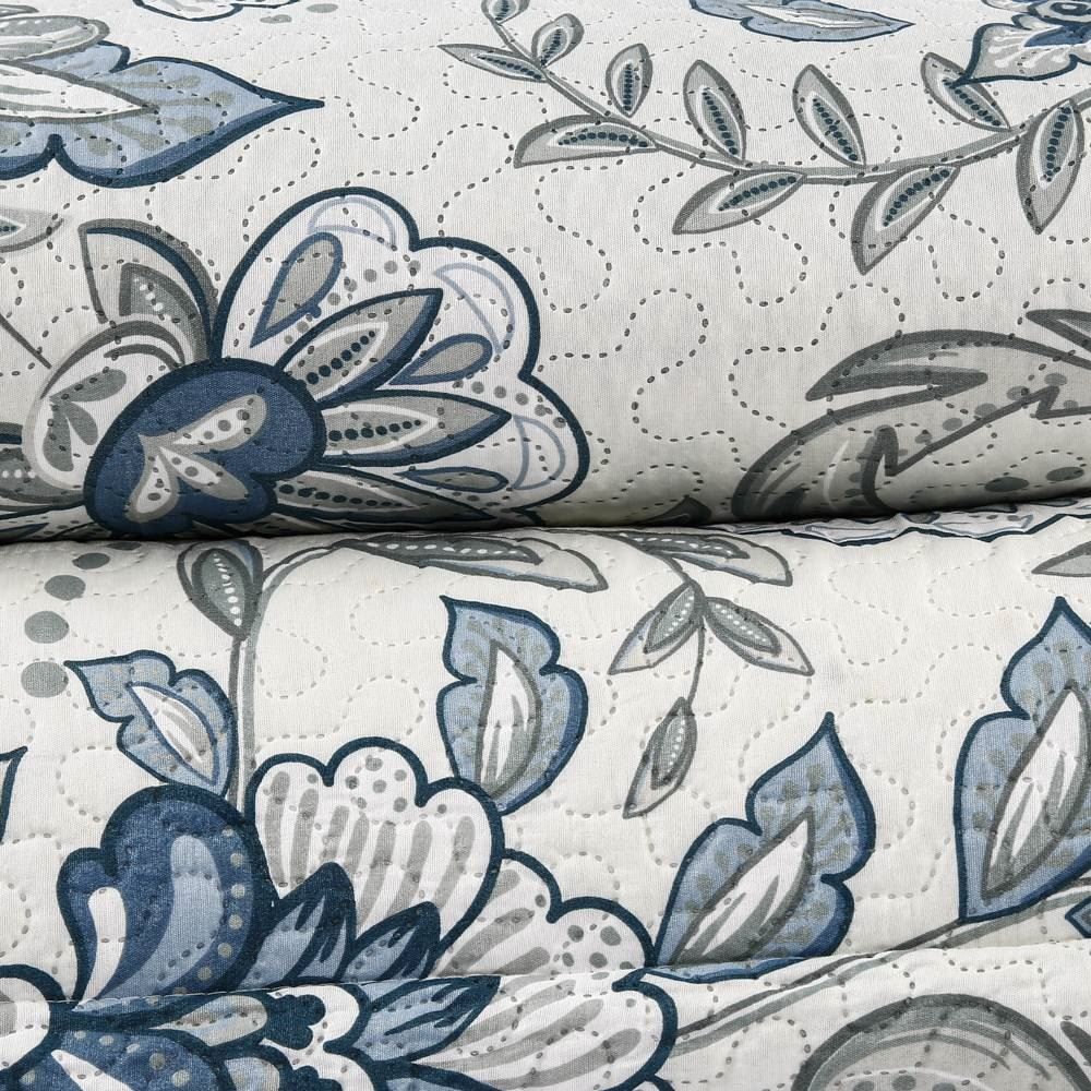 Kit Colcha King Malha Havan Casa 3 Pçs - Naomi Floral