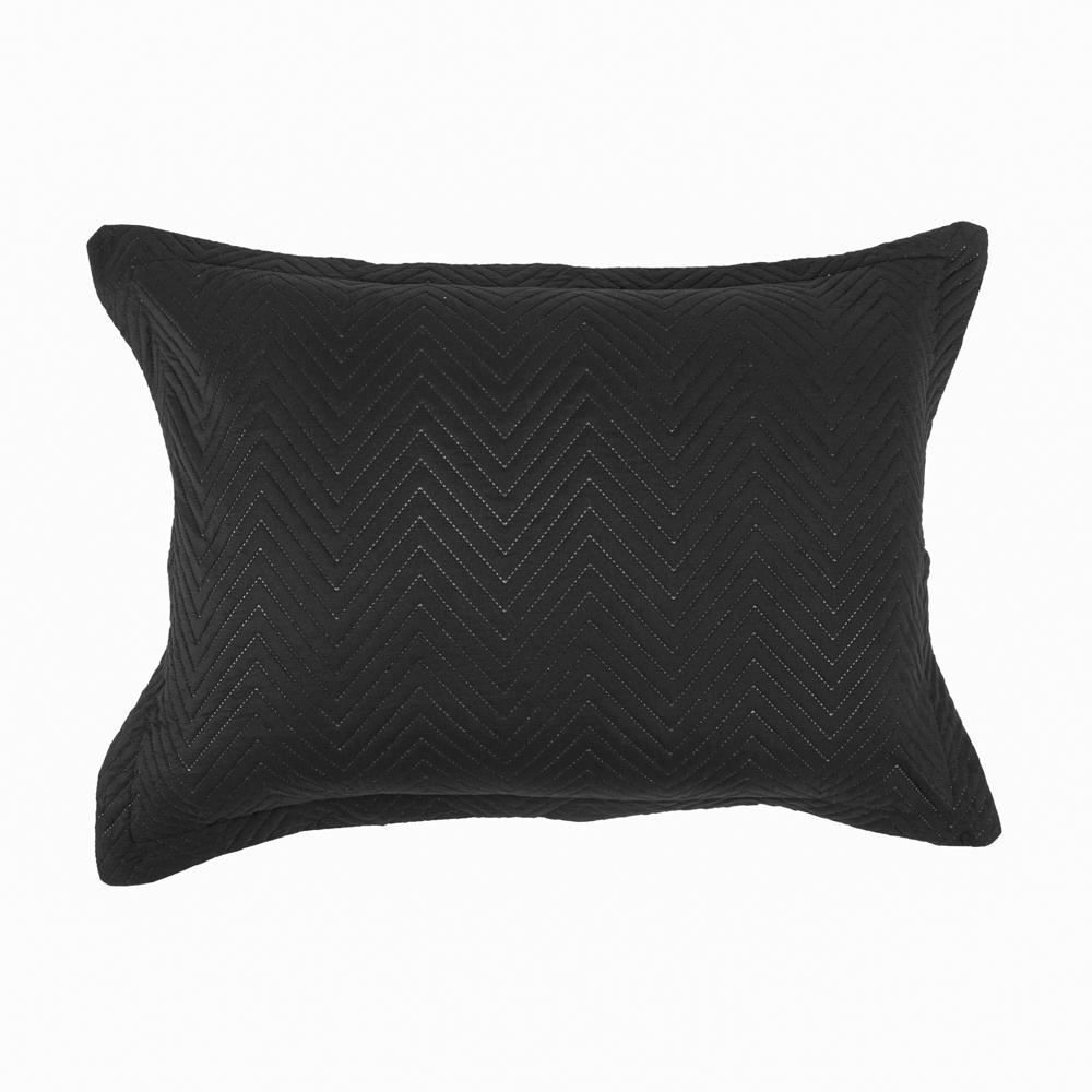 Kit Colcha Solteiro Dupla Face Lisa Havan Casa 2 Pçs - Preto