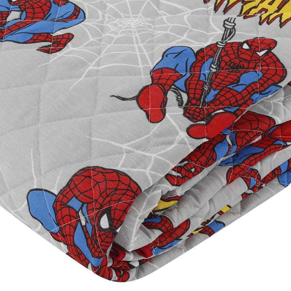 Colcha Solteiro Infantil Dupla Face Lepper - Spider Man