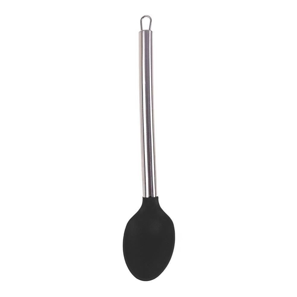 Colher Silicone Havan Casa Com Cabo Inox 33Cm - Preto