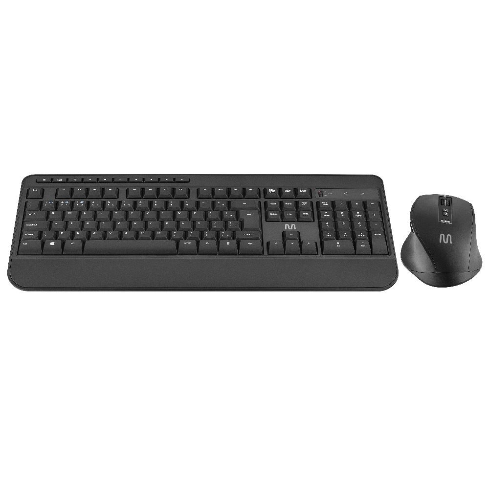 Combo Teclado Mouse Sem Fio L Multi  Bluetooth 3200Dpi Apoio De Pulso