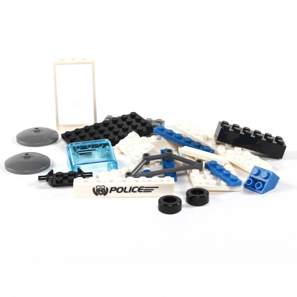 Conjunto Blocos De Montar Polícia 252 Peças Havan Toys - HME1358