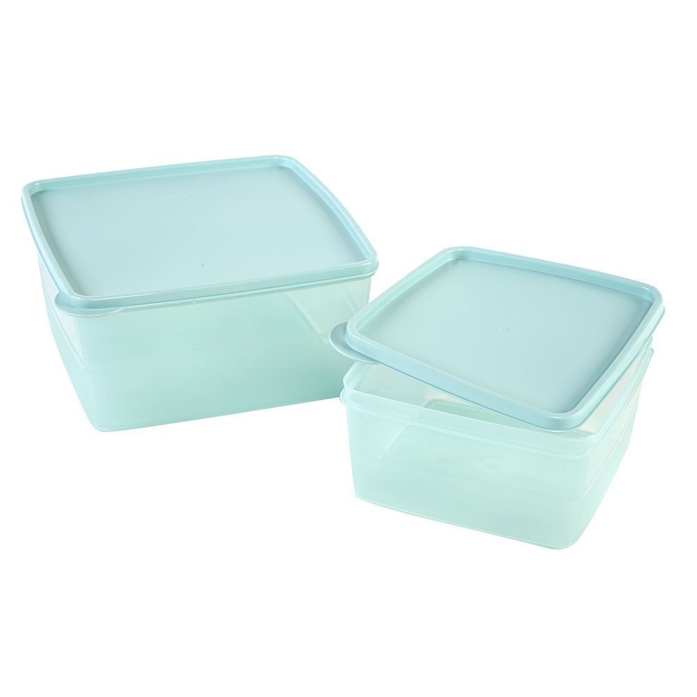 Jogo De Potes Herméticos Celebration Dup 2 Peças - Verde