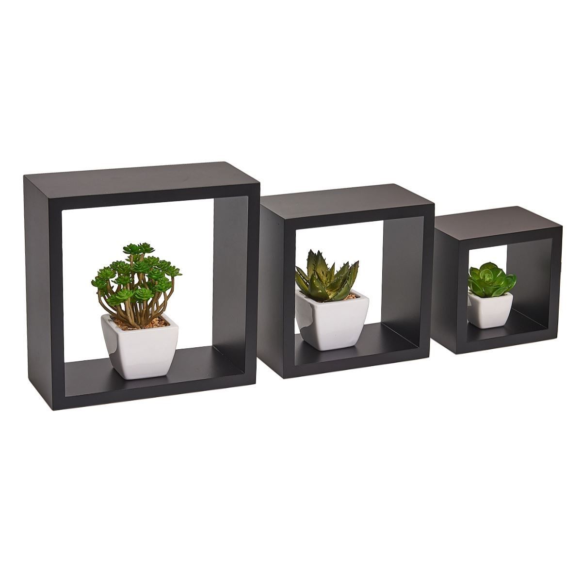 Conjunto De Cubos Em Mdp 3 Peças Jpf - Preto