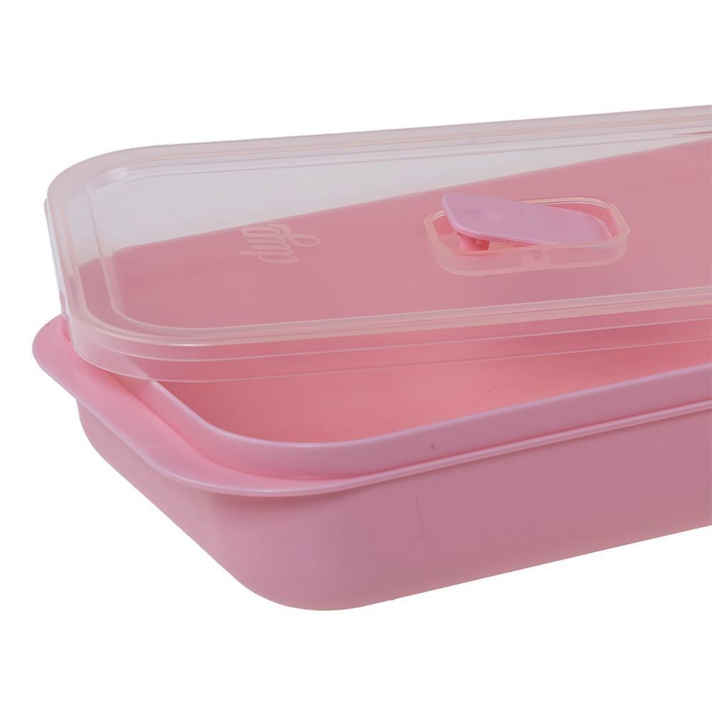 Jogo De Potes Hermético Para Micro-Ondas 1L Dup 3 Peças  - Plástico