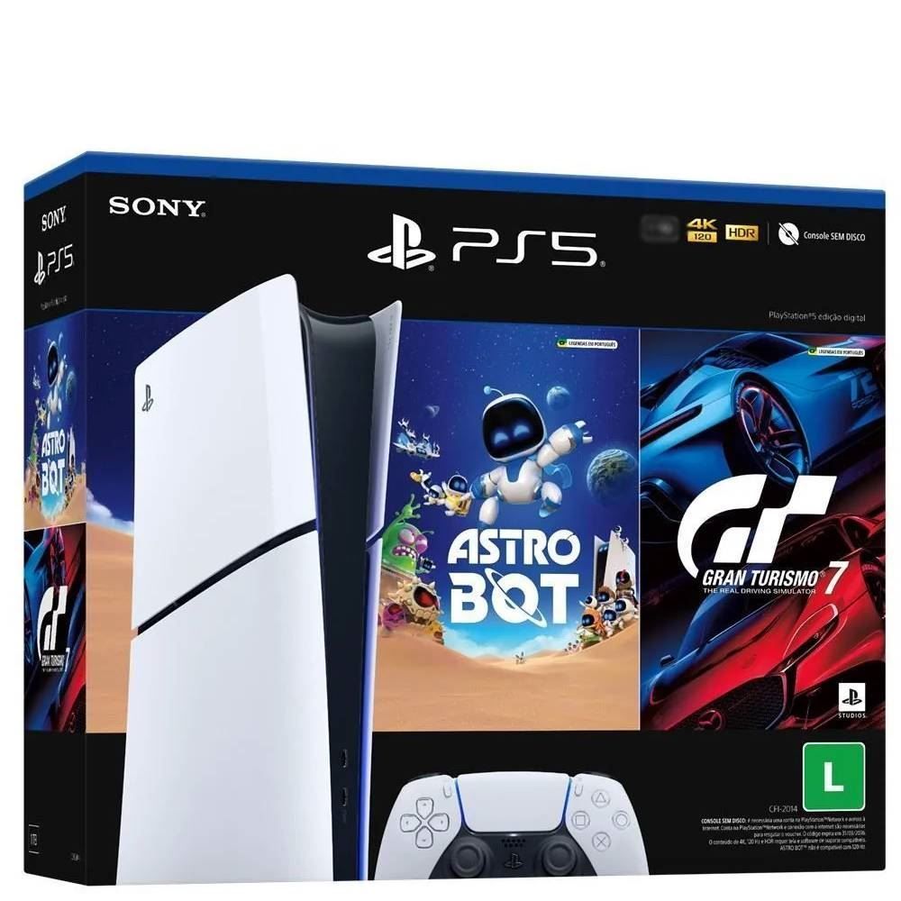Console Playstation 5 Slim Sony Bundle Digital