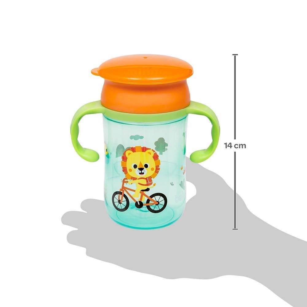 Copo Infantil Com Alça 360° Bubazoo Buba - Leão