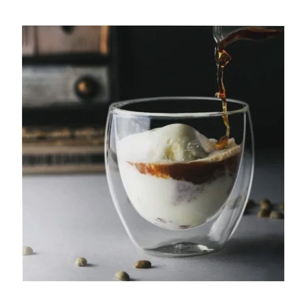 Copo Para Café Com Parede Dupla Lyor 70Ml - 2 Peças