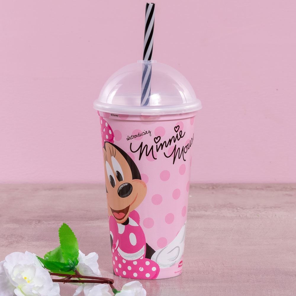 Copo Shake Minnie 500Ml Plasútil - Rosa