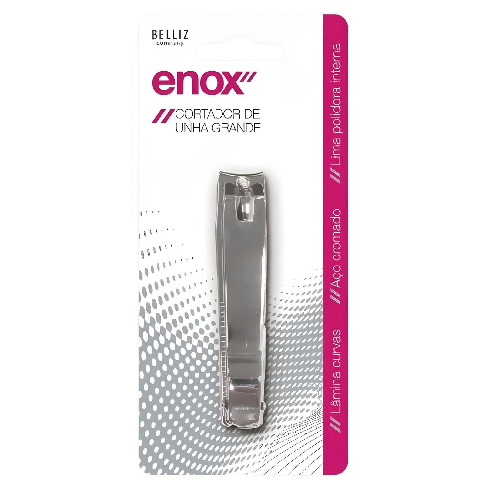 Cortador De Unha Grande Enox Belliz - Aço Cromado