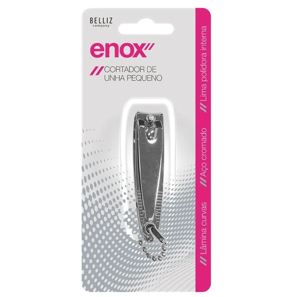 Cortador De Unha Pequeno Enox Belliz - Aço Inoxidável