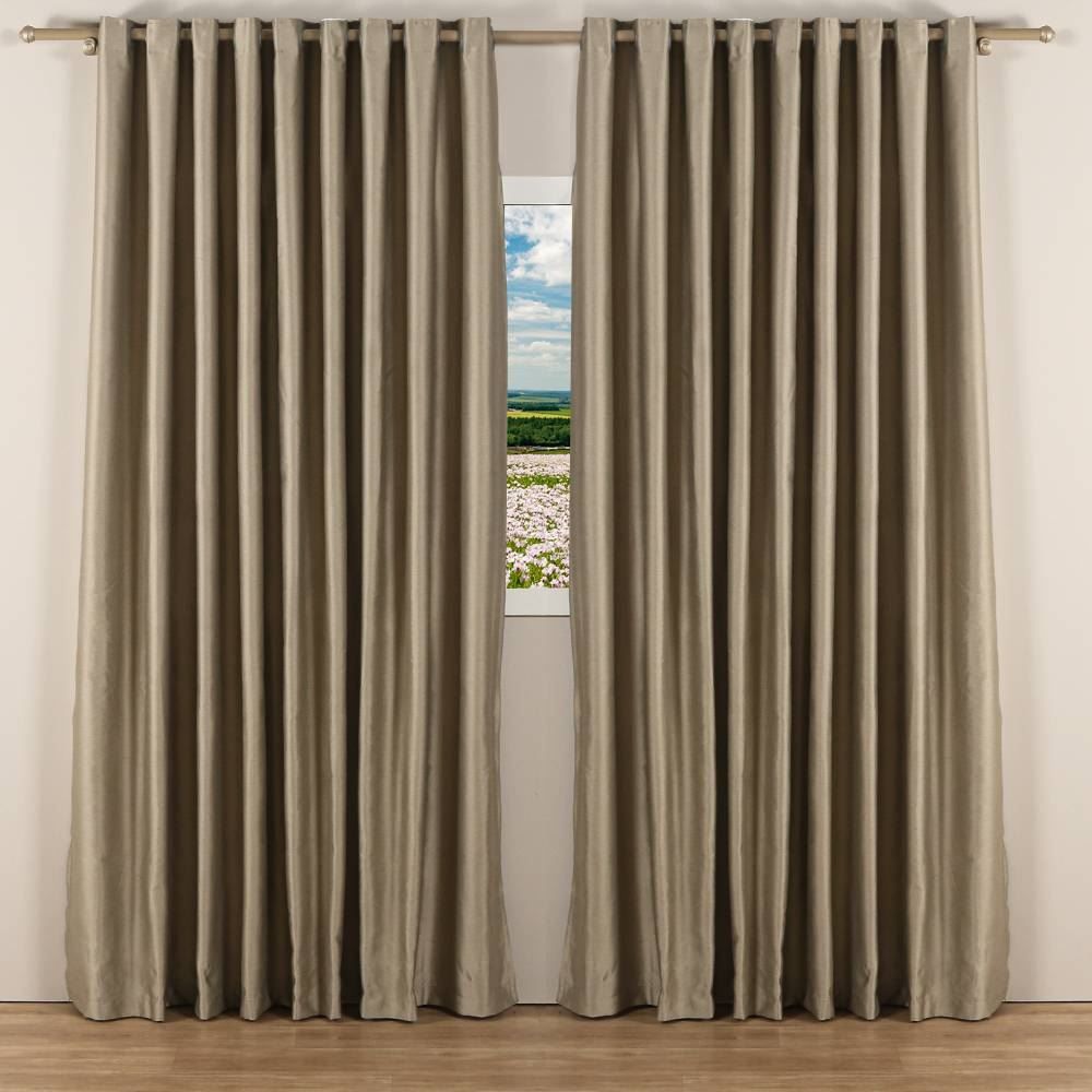 Cortina Corta Luz Blend 5,40X2,50M Havan Casa - Latte
