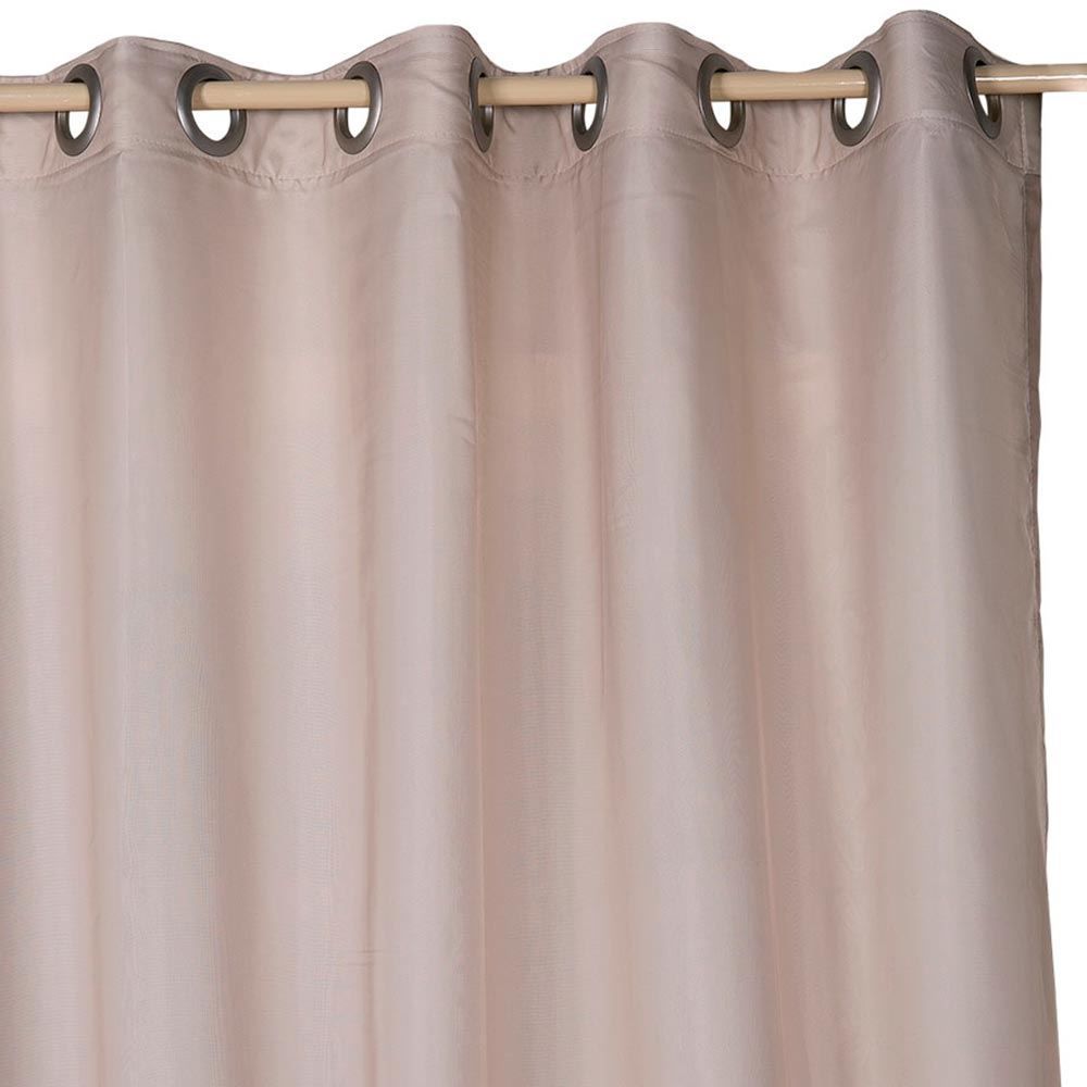 Cortina Duplex Lisa 4,20X2,50M Quarto E Sala - Latte