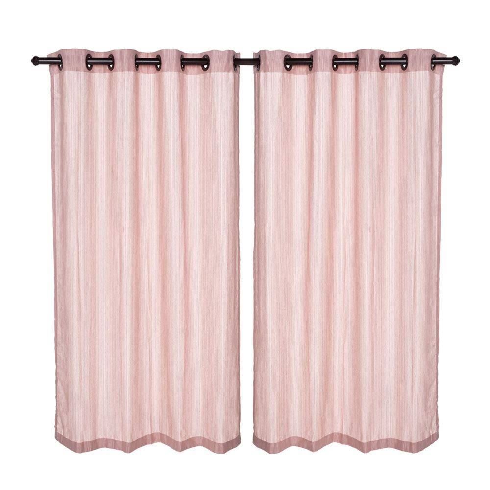 Cortina Para Sala E Quarto Pantex Rústica 2,60X1,70 M Havan Casa - Dusk Rose