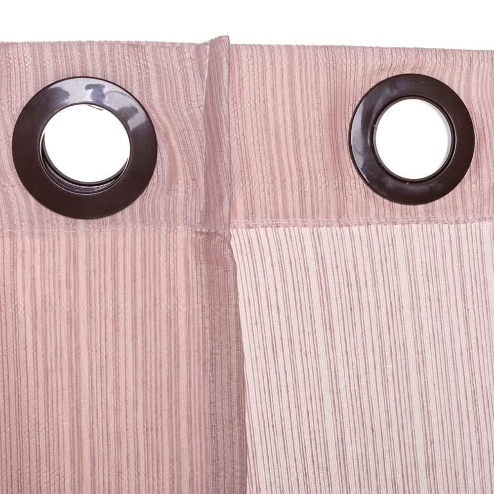 Cortina Para Sala E Quarto Pantex Rústica 2,60X1,70 M Havan Casa - Dusk Rose