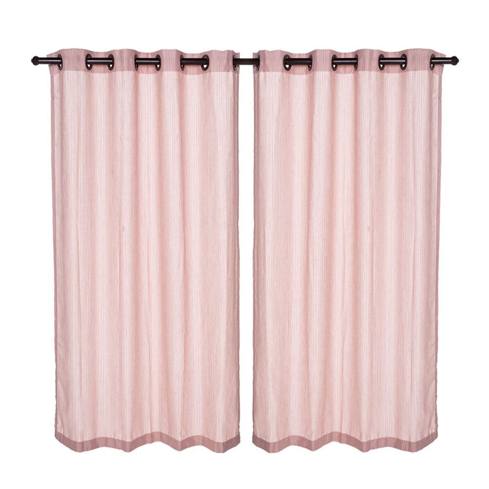 Cortina Pantex Rústica 2,00X1,70M - Dusk Rose