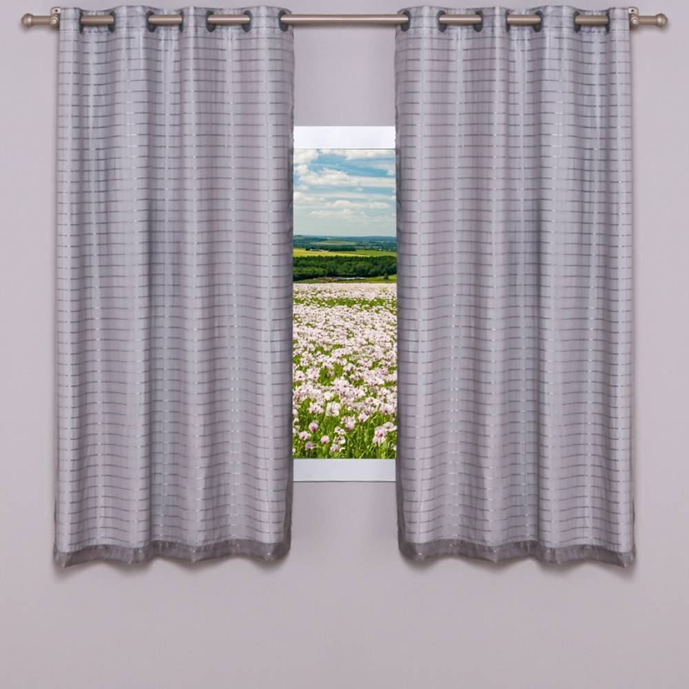 Cortina Para Quarto Ou Sala 2,60X1,70 M Pratika York Slim Havan Casa - Cinza
