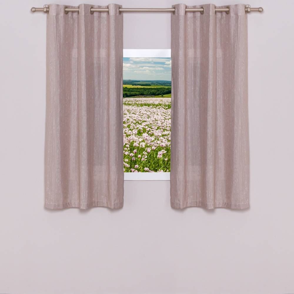 Cortina Para Sala E Quarto Chenille 2,60X1,70M Havan Casa - Córdoba Bege