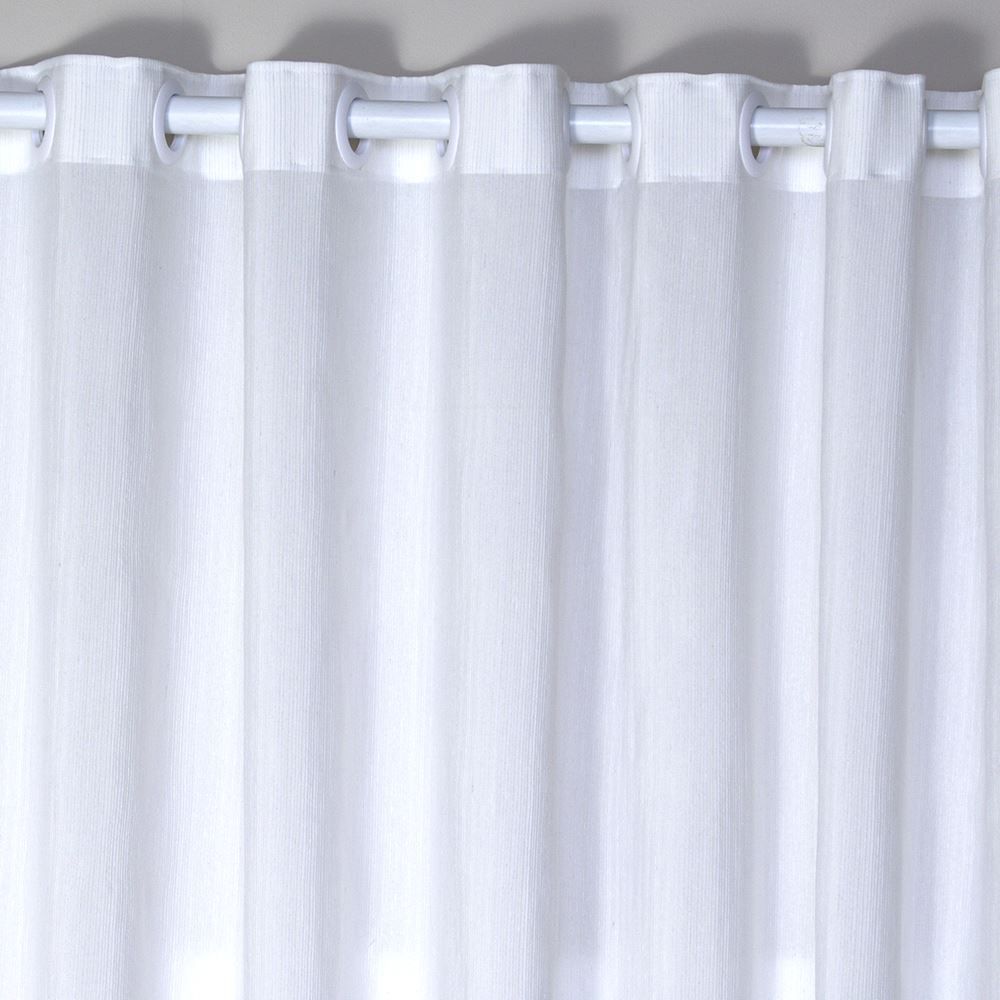 Cortina Rustica Para Quarto E Sala 4,20X2,80M Madri Havan Casa - Branco