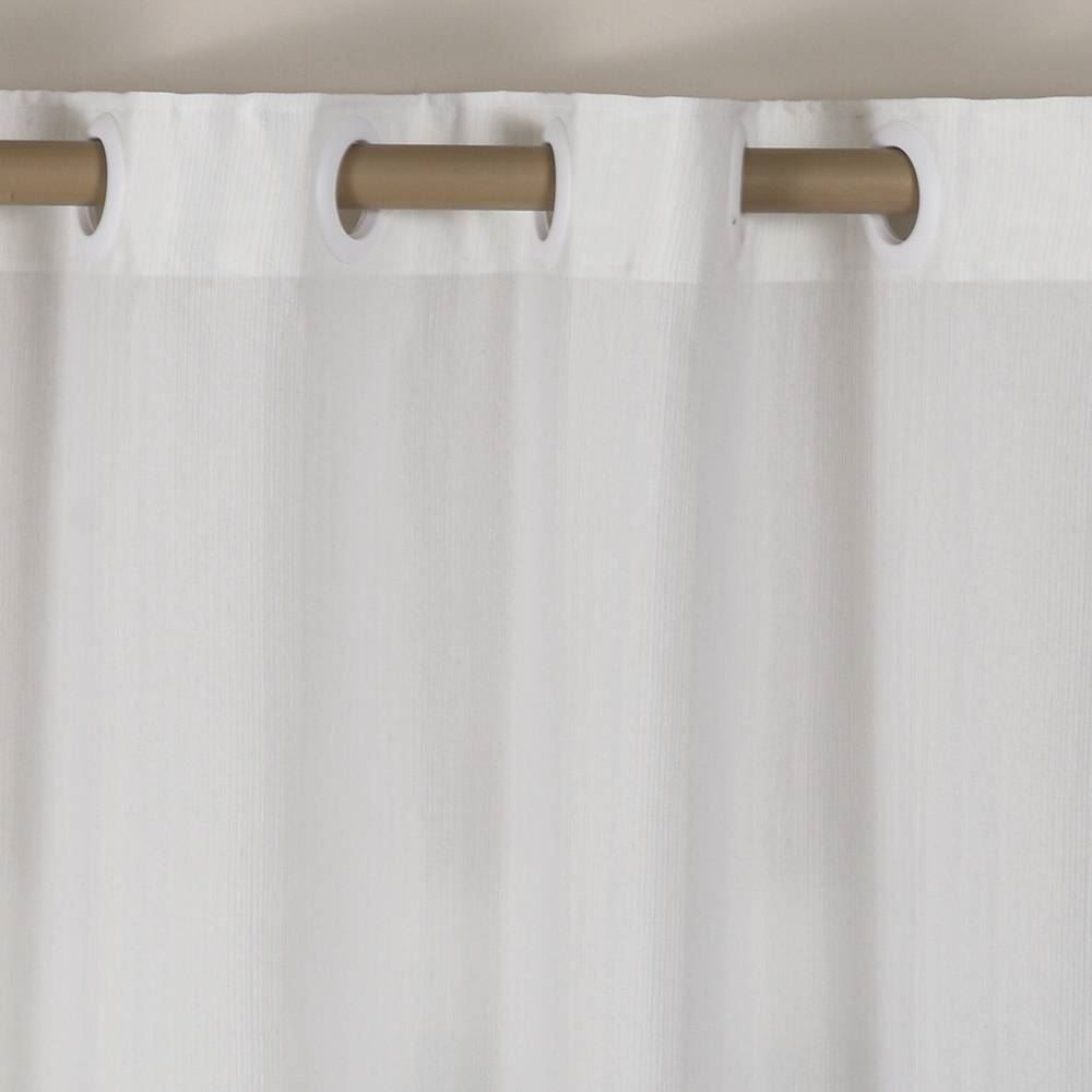 Cortina Para Quarto E Sala Rústica Madri 2,60X2,30 M Havan Casa - Branco